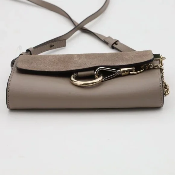 Auth Chloe Faye Small Leather Suede Bag - Picture 5 of 17
